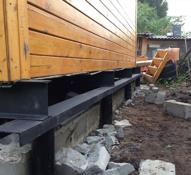 Поднять дом на винтовые сваи в Похвистнево