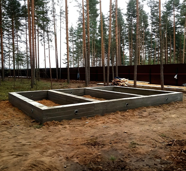 Свайно-ростверковый фундамент под ключ в Похвистнево